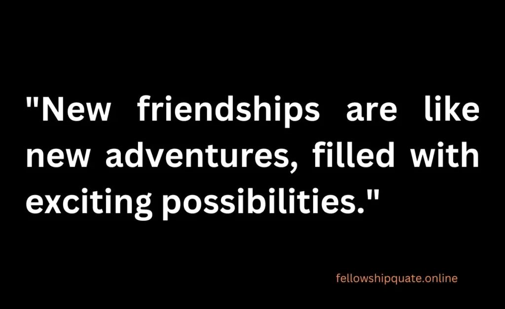 Quotes About New Friendships