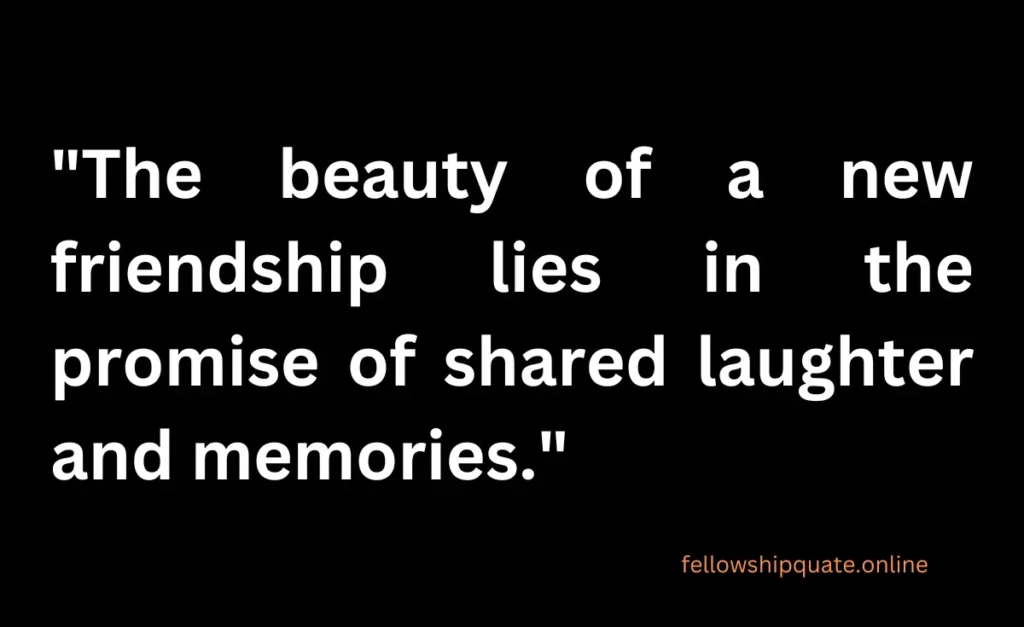 Quotes About New Friendships