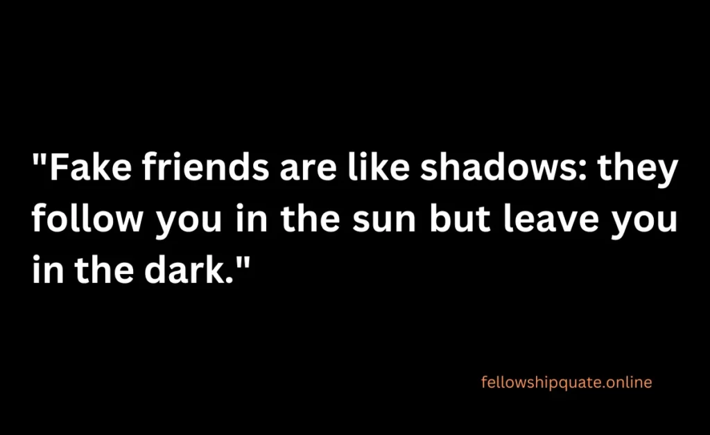 Quotes About Fake Friends