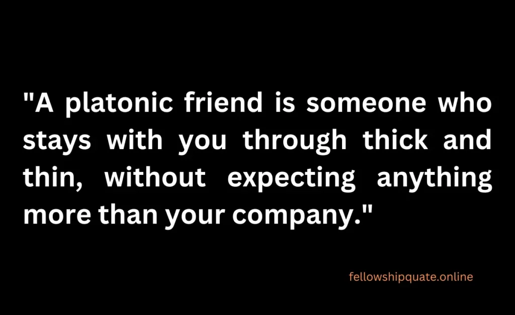 Quotes About Platonic Friendships